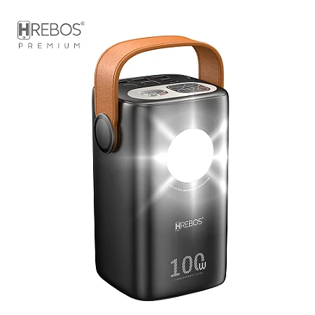BATERIA EXTERNA HREBOS PREMIUM 60000MAH PRETO PB-999