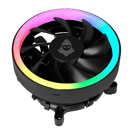AIR COOLER MANCER VORTEX 120MM PRETO LED RAINBOW
