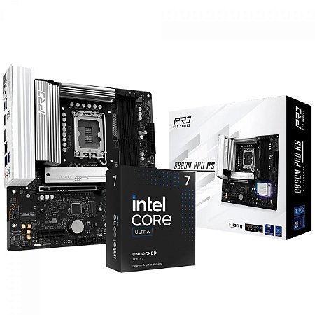 KIT UPGRADE INTEL CORE ULTRA 7 265KF + B860M ASROCK