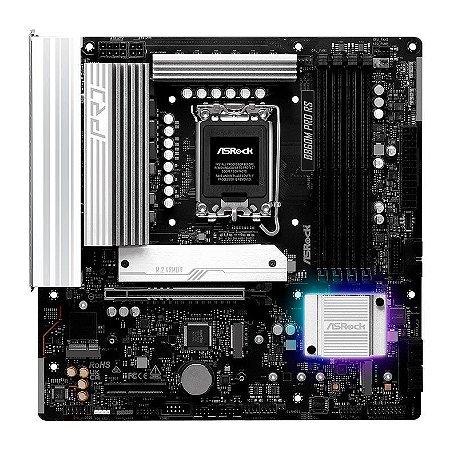 PLACA MÃE INTEL ASROCK B860M PRO RS DDR5 LGA 1851 USB 3.0