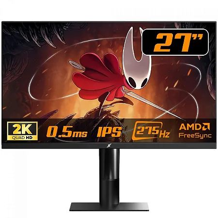 MONITOR SUPERFRAME ORBIT PLUS V2 27 POLEGADAS QUAD HD 2560x1440 IPS 275HZ PLANO DP HDMI PRETO COM SUPORTE ARTICULADO