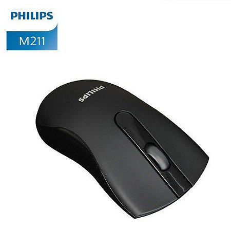 Mouses Óptico Sem Fio 2.4GHZ 1000dpi Pc Notebook Philips M211 - Canuto  Informática - Sua loja especializada em PC Gamer em Goiânia