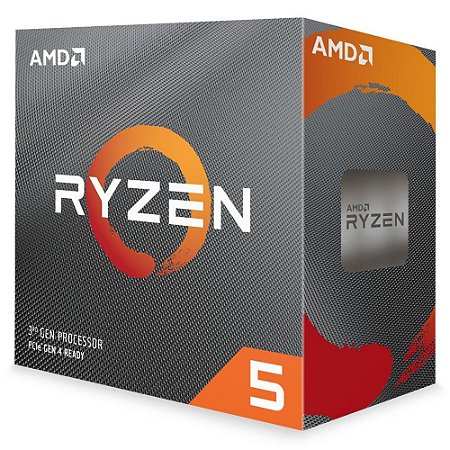 Processador AMD Ryzen 5 3600 Cache 32MB 3.6GHz(4.2GHz Max Turbo) AM4 Sem Vídeo