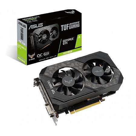 Placa de Vídeo Asus, TUF Gaming GeForce, GTX 1660 SUPER, 6GB, GDDR6, 192Bit