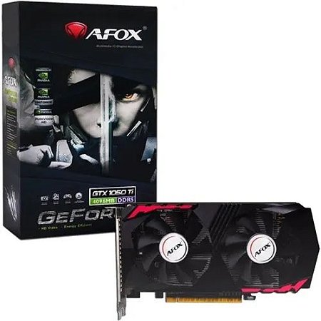 PLACA DE VÍDEO NVIDIA GTX 1050TI 4GB 128 BITS GDDR5 AFOX