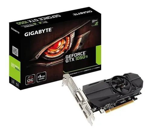 Placa de vídeo Nvidia Gigabyte GeForce GTX 1050 Ti  OC Edition 4GB Low Profile