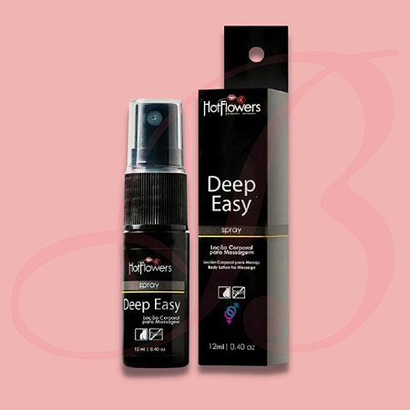 DEEP EASY DESSENSIBILIZANTE ANAL SPRAY 12ML HOT FLOWERS