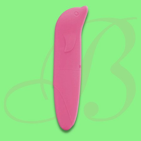 VIBRADOR GOLFINHO EM ABS TOQUE AVELUDADO BBS IMPORT