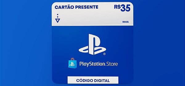 Playstation Store R$35 Reais - Código Digital
