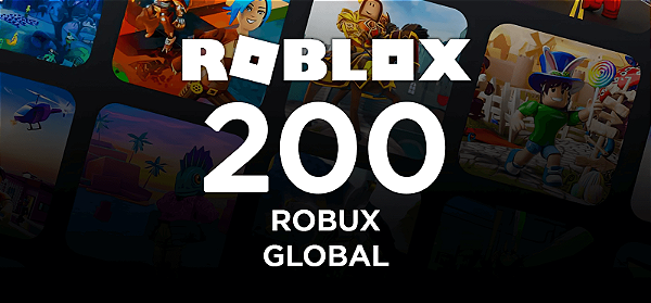 Roblox 200 Robux - Código Digital
