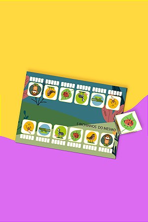 Jogo de Cores e Cards Dinossauro - Clube de Brinquedos Tum Tum