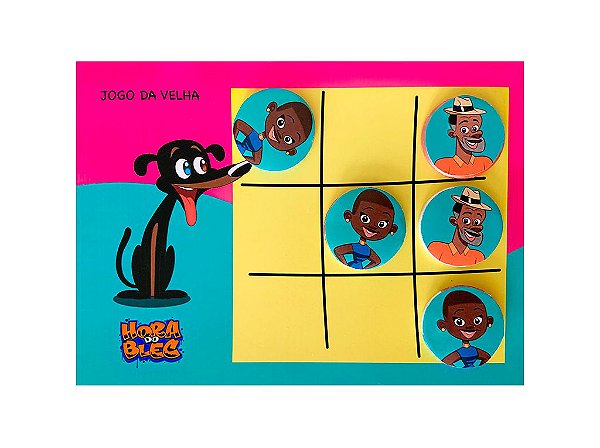 Jogo da Velha Hora do Blec - Clube de Brinquedos Tum Tum