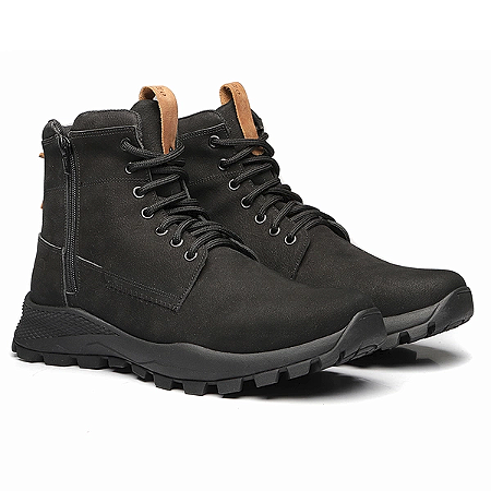 Bota Coturno Adventure Caterpillar Couro Nobuck Legitimo 100% Natural  (Marrom, 38)