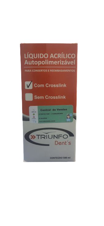Líquido Autopolimerizável C/Crosslink  500ML - Triunfo