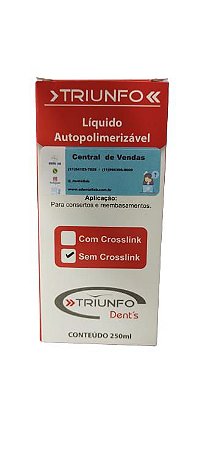 Liquido Autopolimerizável S/Crosslink  250ML - Triunfo