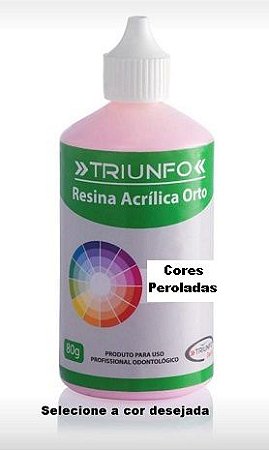 Resina Odontológica Triunfo - Cores Peroladas - 80gr