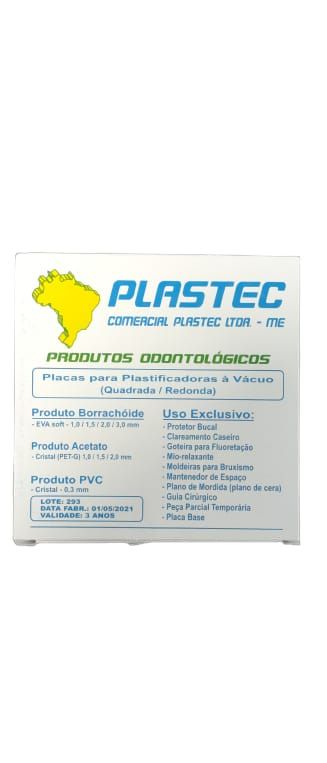 Placa para moldeira Soft (Silicone) Quadrada - Plastec