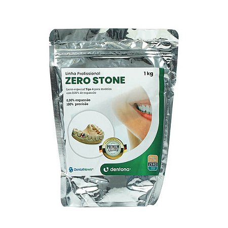 Gesso Especial Zero Stone Ivory 1kg - Dentona