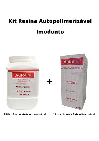 Kit Autopolimerizável  1Kg + 1Lt Imodonto