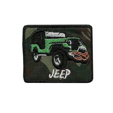 Bordado Termocolante Jeep Green