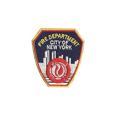 Bordado Termocolante Fire Depto. NY