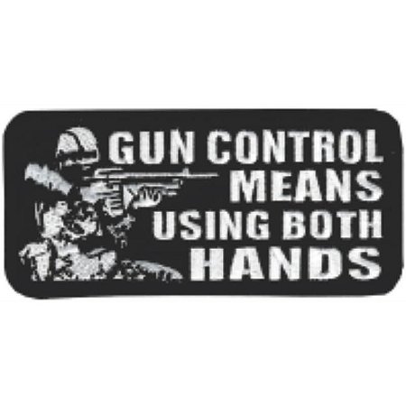 Bordado Termocolante Gun Control