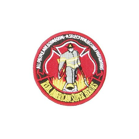 Bordado Termocolante Fireman