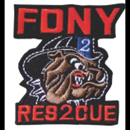 Bordado Termocolante Fdny Res2cue