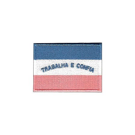 Bordado Termocolante Bandeira Espírito Santo