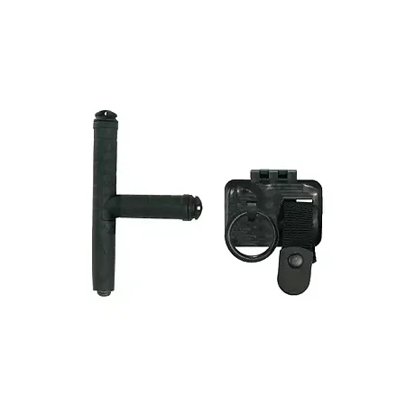 Tonfa Retrátil em Polímero + Porta Tonfa Móvel em Polímero | Preto - Bélica