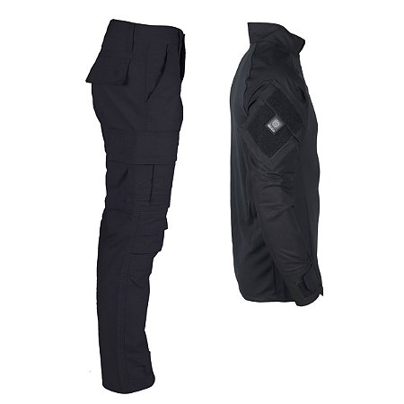 Conjunto Combat Shirt + Calça Combat - Preto | Bélica