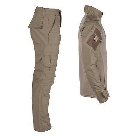 Conjunto Combat Shirt + Calça Combat - Coyote | Bélica