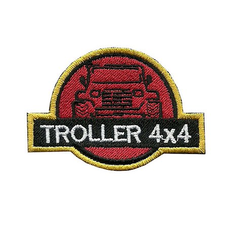 Patch Bordado com Fecho de Contato - Troller 4x4