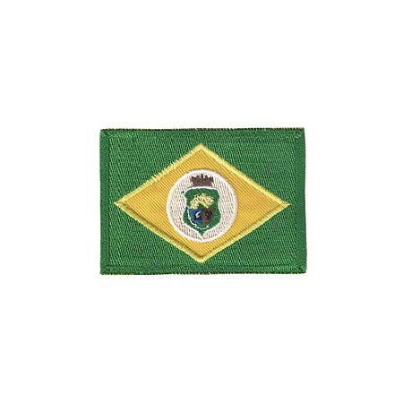 Patch Bordado com Fecho de Contato - Bandeira Ceará