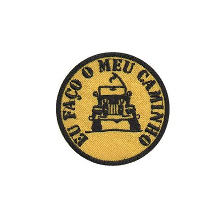 Patch Bordado com Fecho de Contato - Jeep Caminho