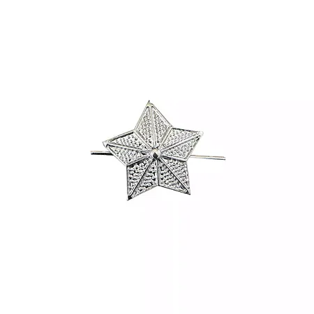Estrela Aspirante Cromada - Platina e Ombro
