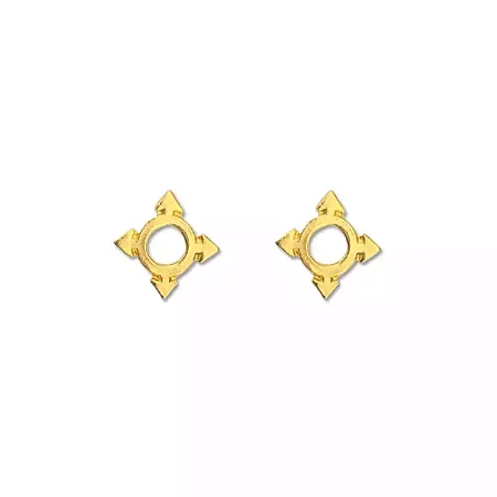 Distintivo de Metal - Comunicações Dourado - Gola