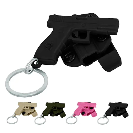 Kit 5 Chaveiros Coldre Holster | Colorida - Bélica