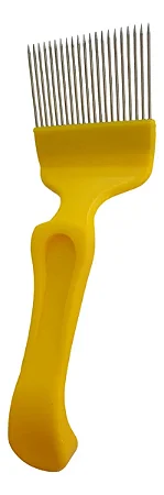 Garfo Desoperculador Apicultura - Amarelo