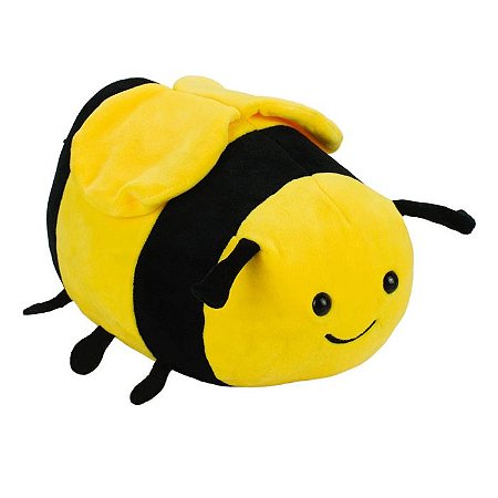 Abelha Amarela Sorrindo 25cm - Pelúcia