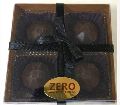 Caixa Bombons Zero Açucar 50G