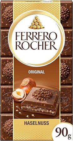Tablete Ferrero Rocher ao leite 90g