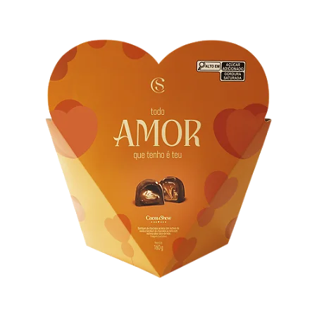 Bombons de Chocolate ao Leite Amor 160g