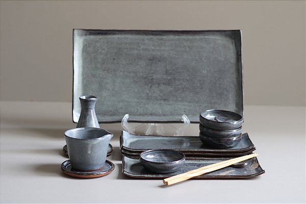 Jogo de Sushi Cerâmica Águas do Norte 4P