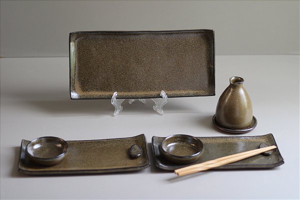 Jogo de Sushi 2P Retangular Longo