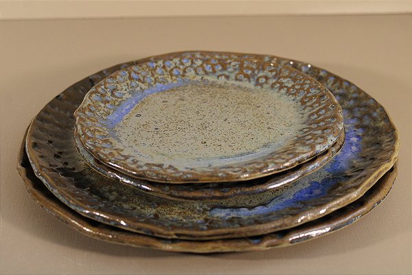 Jogo de Pratos Borda Grãos - 2 P