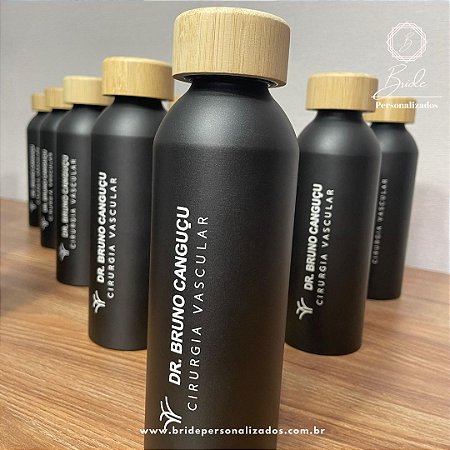 Garrafa Térmica Personalizada com logomarca gravada a laser