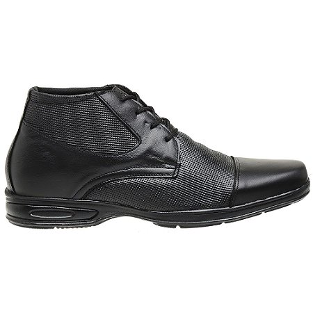 Sapato Social Masculino Em Couro Legítimo - 5061 Preto