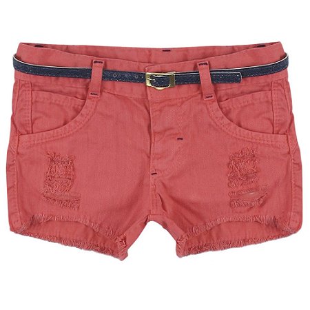 Shorts Look Jeans Sarja c/ Cinto Collor