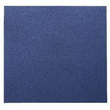PISO DE BORRACHA 50X50 15MM M² AZUL